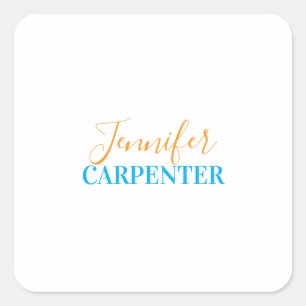 Adesivo Quadrado Profissional elegante moderno minimalista simples