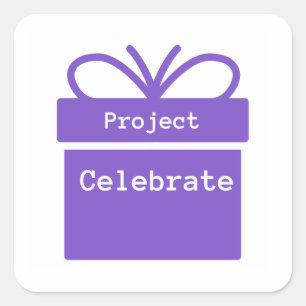 Adesivo Quadrado Project Celebre o Clássico Sticker