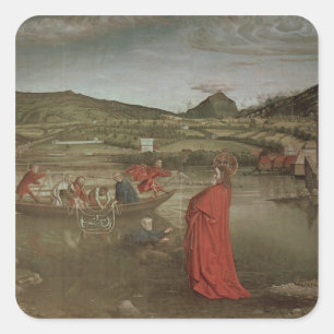 Adesivo Quadrado Projeto milagroso de peixes