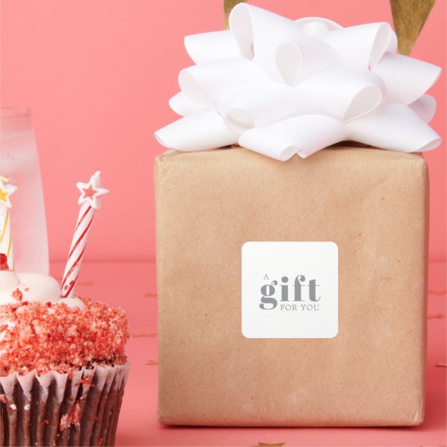 Adesivo Quadrado Promotional Salon Business Gift (Festa)