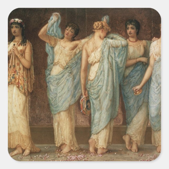 Adesivo Quadrado Pronto para a dança (Frente)