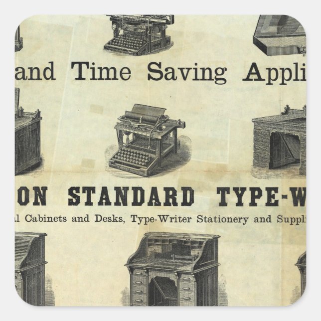 Adesivo Quadrado Propaganda com mapa do guia (Frente)