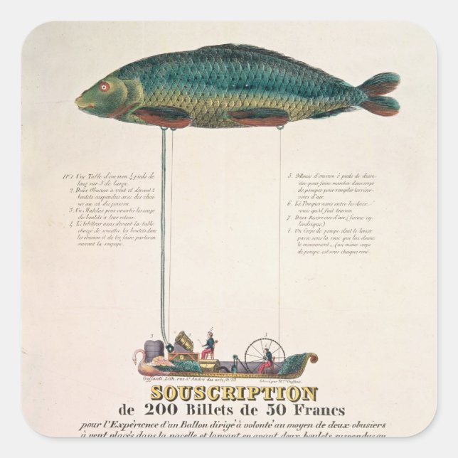 Adesivo Quadrado Propaganda de poster a assinatura (Frente)