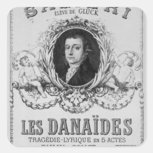 Adesivo Quadrado Propaganda para 'Les Danaides