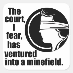 Adesivo Quadrado Proposta de escolha Pro Ruth Bader Ginsburg Tribun