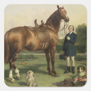 Adesivo Quadrado Prosperidade (óleo em canvas)