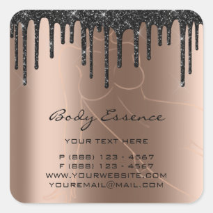 Adesivo Quadrado Proteção do Corpo Moldando Sabão Balm Cosmético Ro