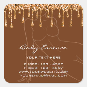 Adesivo Quadrado Proteção do Corpo Moldando Sabão Balm Cosmético Ro