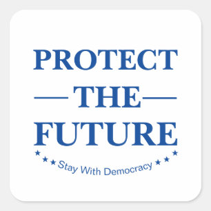 Adesivo Quadrado Proteger O Futuro