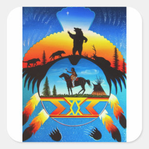Adesivo Quadrado Protetor de Cheyenne