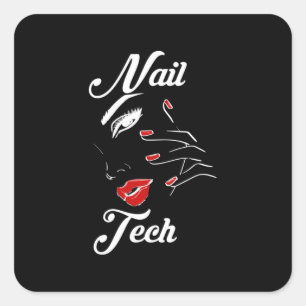 Adesivo Quadrado Proud Nail Tech