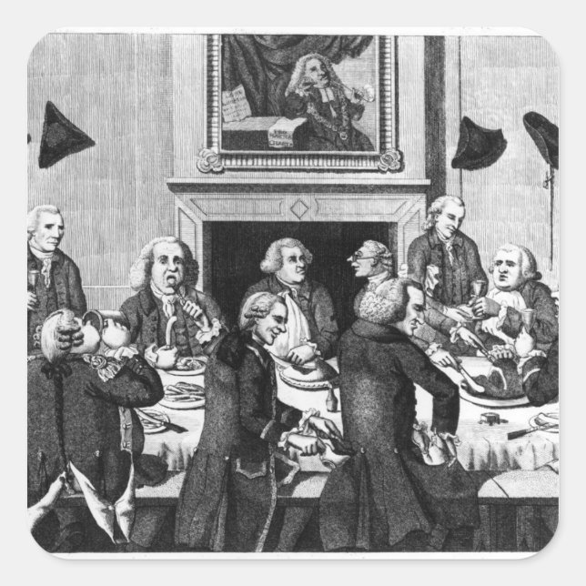 Adesivo Quadrado Provando, 1782 (Frente)