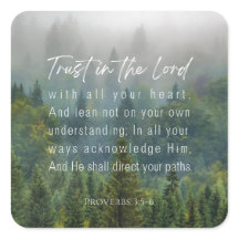 Provérbios 3:5-6 Confiança no Senhor