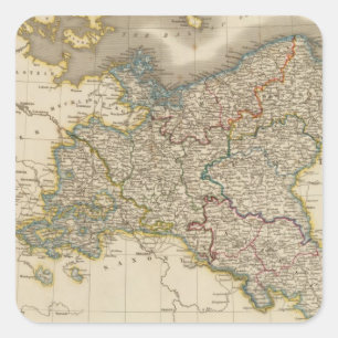 Adesivo Quadrado Prússia