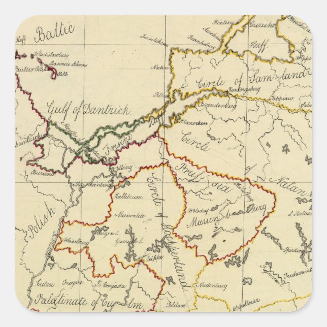 Adesivo Quadrado Prússia 3 (Frente)