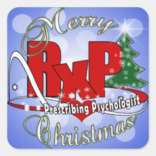 Adesivo Quadrado Psicólogo de Natal RxP.