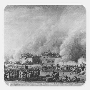 Adesivo Quadrado Publicando a lei marcial no