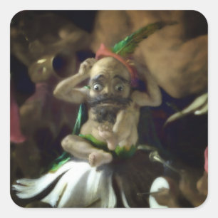 Adesivo Quadrado Puck and Fairies (detalhes)