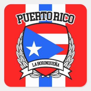 Adesivo Quadrado Puerto Rico