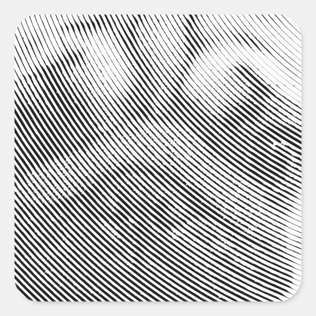 Adesivo Quadrado Pug Face (Frente)