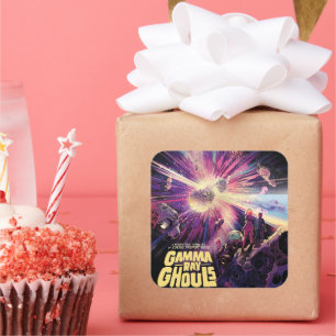 Adesivo Quadrado Pulsares de explosão de raios gama Quilonewna Coli