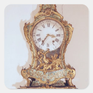 Adesivo Quadrado Pulso de disparo do cartel do estilo de Louis XV