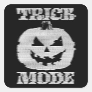 Adesivo Quadrado Pumpkin Com Problemas
