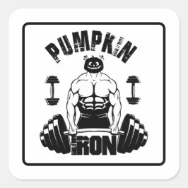 Adesivo Quadrado Pumpkin Iron