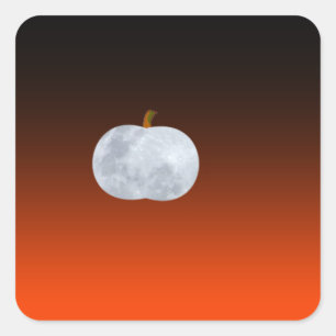 Adesivo Quadrado Pumpkin Moon