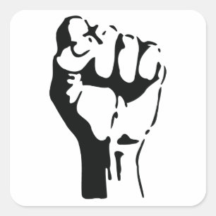 Adesivo Quadrado punho aumentado