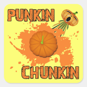 Adesivo Quadrado Punkin Chunkin