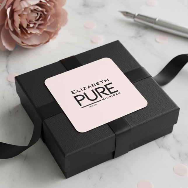 Adesivo Quadrado Pure Michigan Personalizado Sticker (Pure Michigan Personalized Sticker)