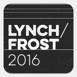 Adesivo Quadrado Quadrado de LYNCH/FROST 2016