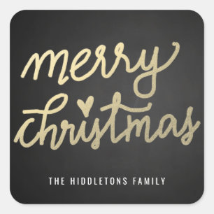 Adesivo Quadrado Quadro de Referência Manual de Feliz Natal