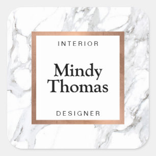 Adesivo Quadrado Quadro Dourado do Mágico Branco Moderno Faux