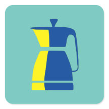 Qualquer Pote de café a cores