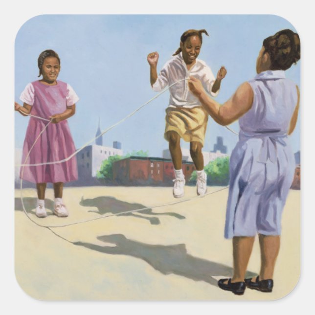 Adesivo Quadrado Quão Alto? 2001 (Frente)