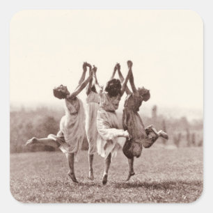 Adesivo Quadrado Quatro Bruxas Dançando Em Monte Verita