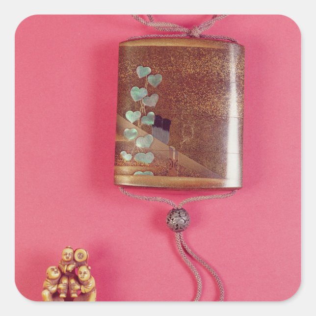 Adesivo Quadrado Quatro casos em (Frente)