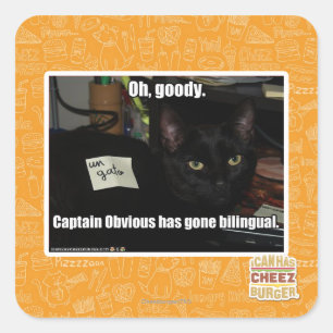 Adesivo Quadrado Que bom.