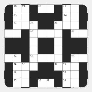 Adesivo Quadrado Quebra-cabeça de Espadas Cruzadas