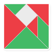 Quebra-cabeça de Tangram de Natal