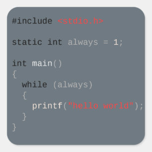 Adesivo Quadrado quebrar meu mainframe