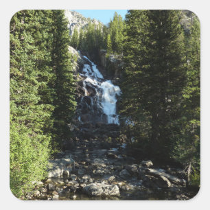 Adesivo Quadrado Queda oculta no Parque Nacional de Grand Teton
