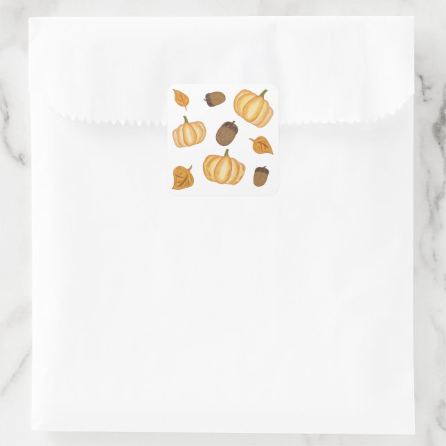 Adesivo Quadrado Queda / outono (Bolsa)