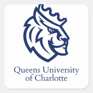 Adesivo Quadrado Queens University of Charlotte 