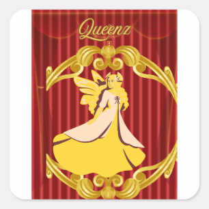 Adesivo Quadrado Queenz
