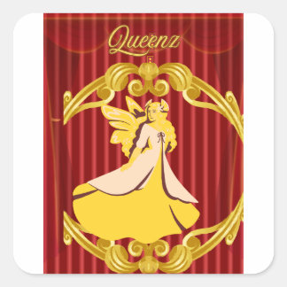 Adesivo Quadrado Queenz
