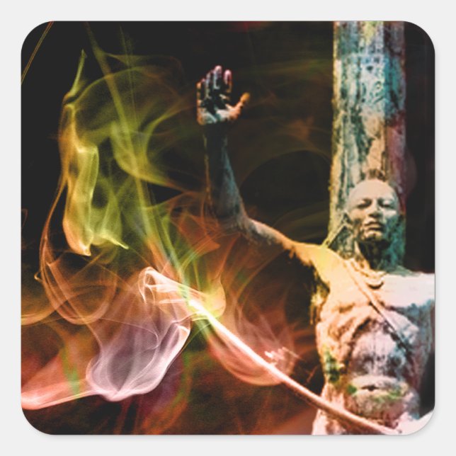 Adesivo Quadrado queimada (Frente)