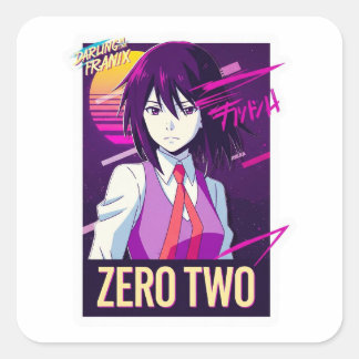 Adesivo Quadrado Querido na Arte Estética Zero de Franxx.